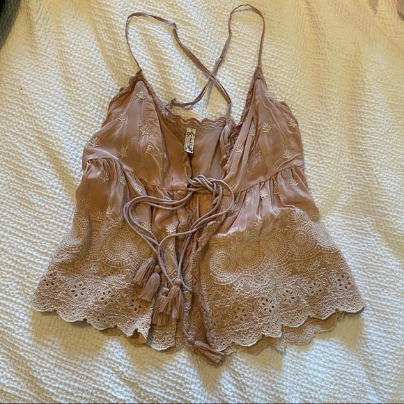 Free People Jenna Embroidered Cami - Picture 2 of 3